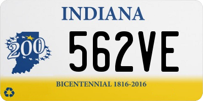 IN license plate 562VE