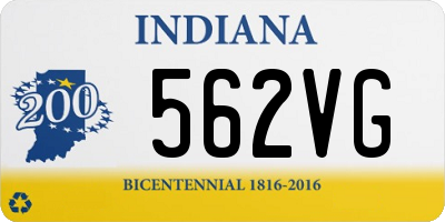 IN license plate 562VG