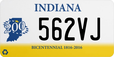 IN license plate 562VJ