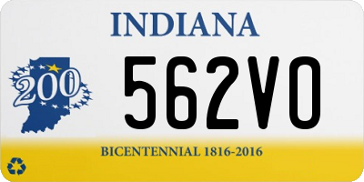 IN license plate 562VO