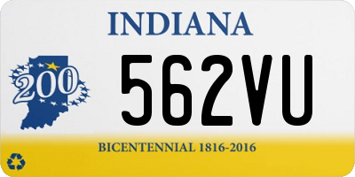 IN license plate 562VU