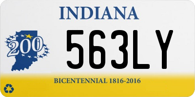 IN license plate 563LY