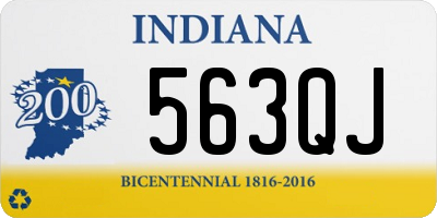 IN license plate 563QJ