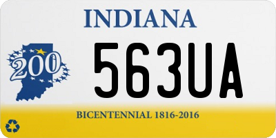 IN license plate 563UA