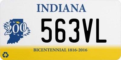 IN license plate 563VL