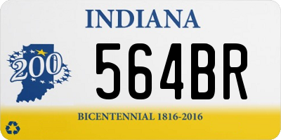 IN license plate 564BR