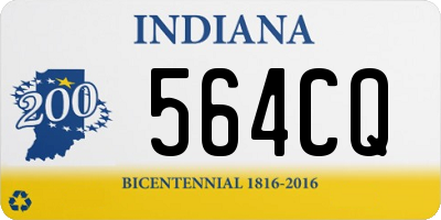 IN license plate 564CQ