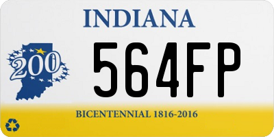 IN license plate 564FP