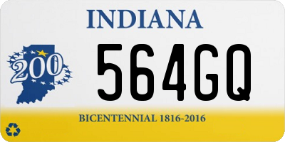 IN license plate 564GQ