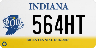 IN license plate 564HT