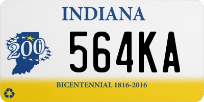 IN license plate 564KA