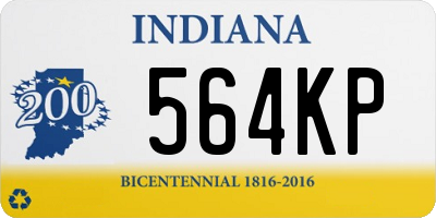 IN license plate 564KP