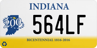 IN license plate 564LF