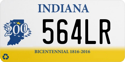 IN license plate 564LR