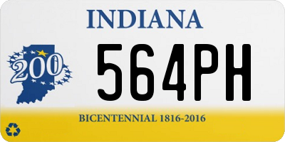 IN license plate 564PH