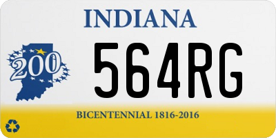 IN license plate 564RG