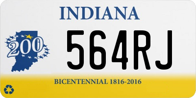 IN license plate 564RJ