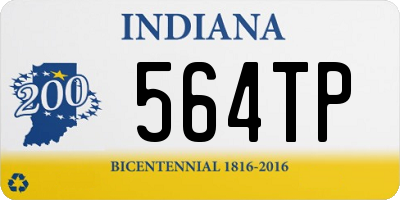 IN license plate 564TP