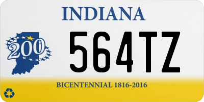 IN license plate 564TZ