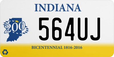 IN license plate 564UJ