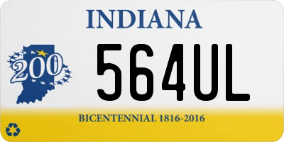 IN license plate 564UL