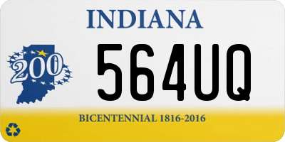 IN license plate 564UQ