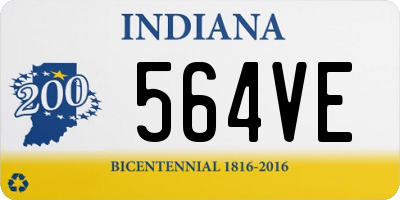 IN license plate 564VE