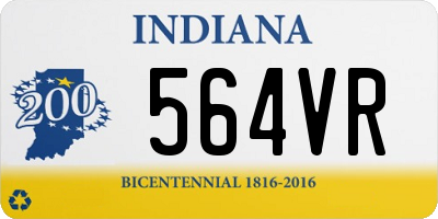 IN license plate 564VR