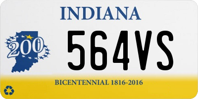 IN license plate 564VS
