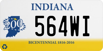 IN license plate 564WI