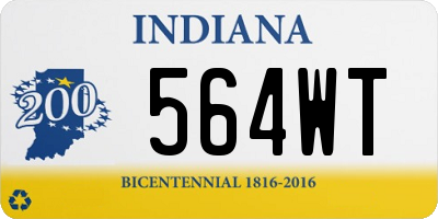 IN license plate 564WT