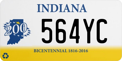 IN license plate 564YC