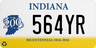 IN license plate 564YR