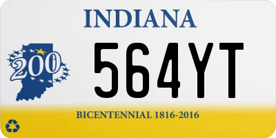 IN license plate 564YT