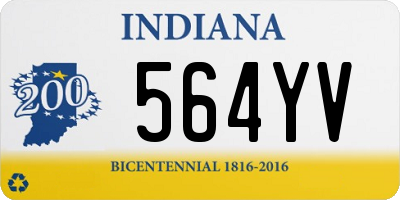 IN license plate 564YV