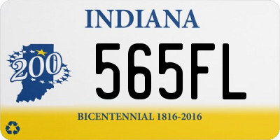 IN license plate 565FL