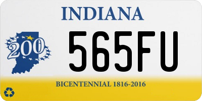 IN license plate 565FU