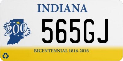 IN license plate 565GJ