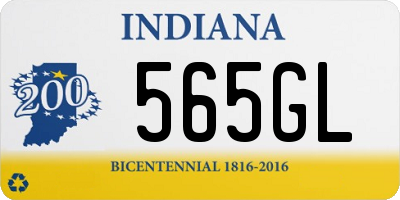 IN license plate 565GL