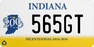 IN license plate 565GT