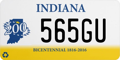 IN license plate 565GU