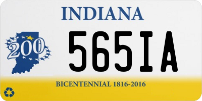 IN license plate 565IA