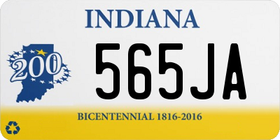 IN license plate 565JA