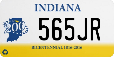 IN license plate 565JR