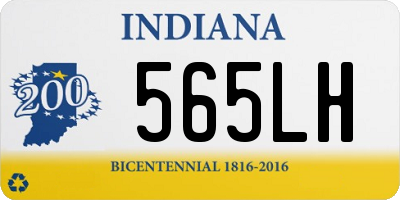 IN license plate 565LH