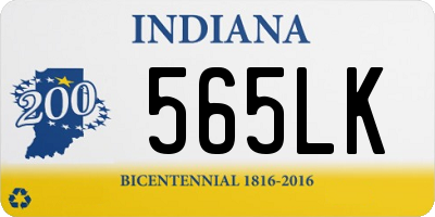 IN license plate 565LK