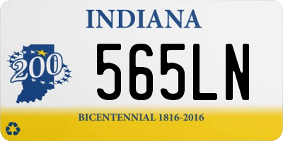 IN license plate 565LN