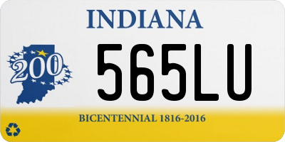 IN license plate 565LU