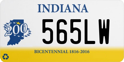 IN license plate 565LW