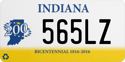 IN license plate 565LZ